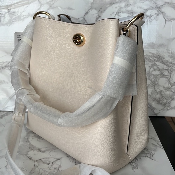 NWT ❇️Coach pebble leather Charlie bucket bag - Picture 6 of 12